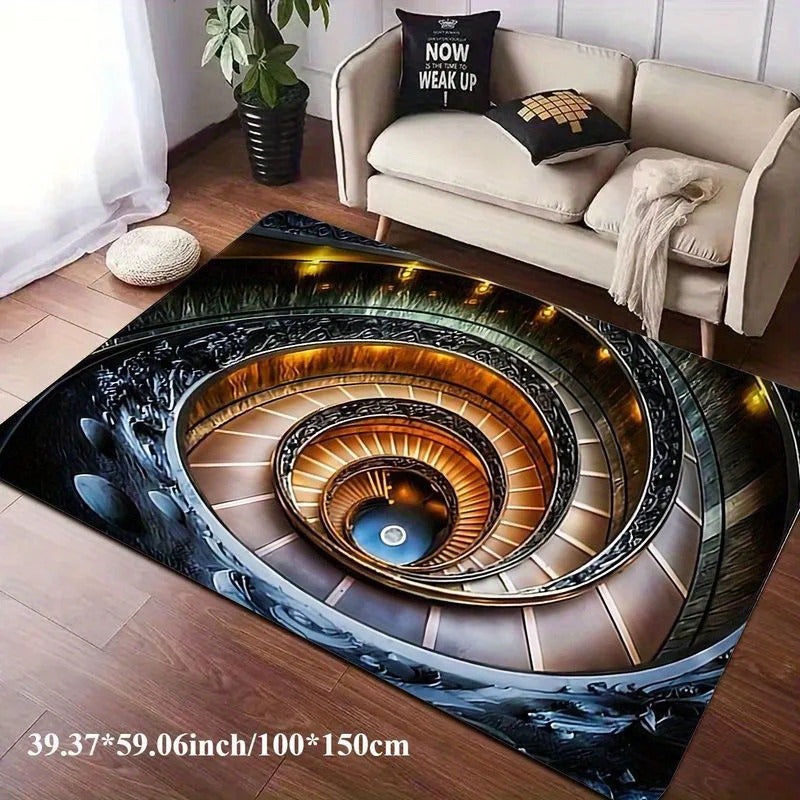 3D Art Design Floor Mat Flannel Printed - Image 2