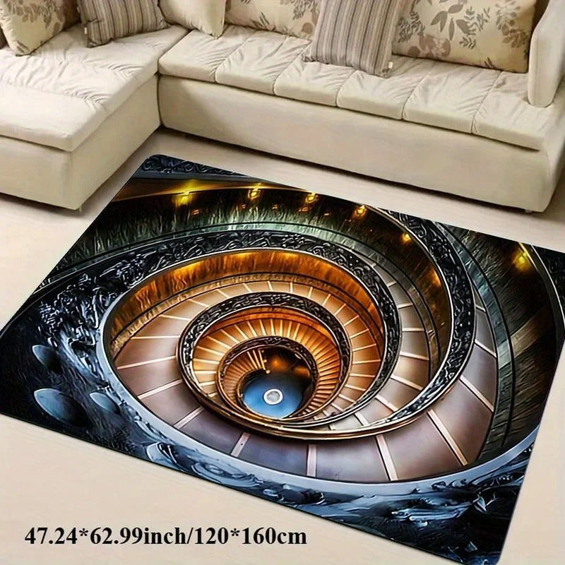 3D Art Design Floor Mat Flannel Printed - Image 3
