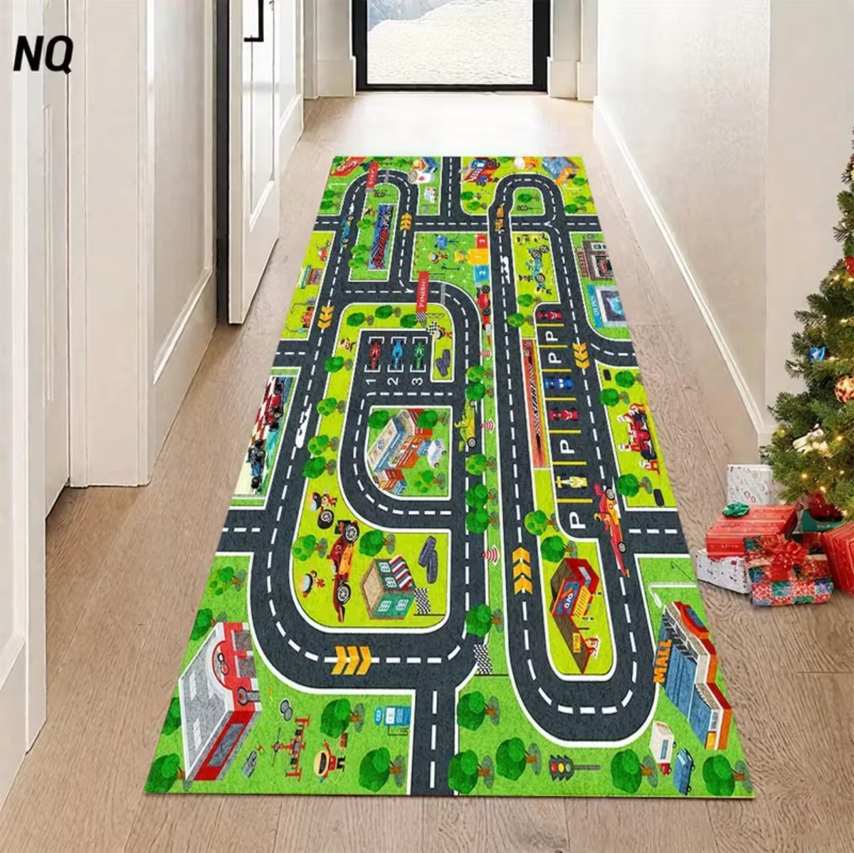 3D Infinite Passage Optical Illusion Pattern Carpet - Image 10