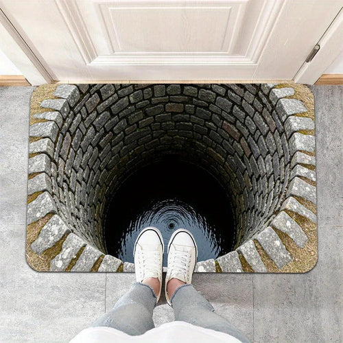 3D Graphic Designs Skid resistant carpet Vortex Well Mat - Image 2