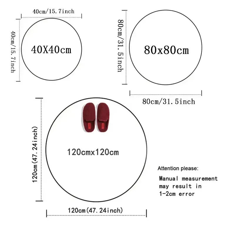 3D Visual Illusion Spiral Rug Floor Mats for Bedroom - Image 4