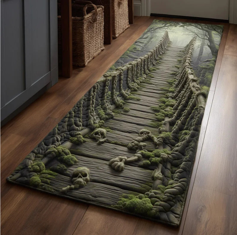 3D Infinite Passage Optical Illusion Pattern Carpet - Image 1