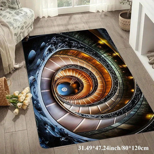 3D Art Design Floor Mat Flannel Printed - Image 1