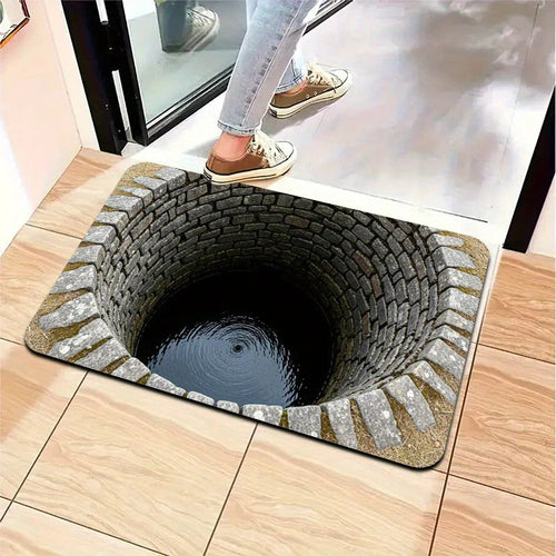 3D Graphic Designs Skid resistant carpet Vortex Well Mat - Image 1